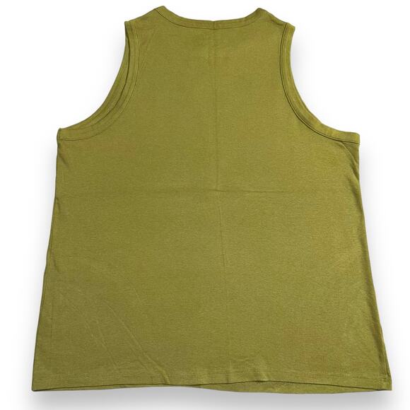 Time and Tru Womens Tank Top Sleeveless Wide Strap Green Pullover Knit XXXL 3X - Picture 3 of 4